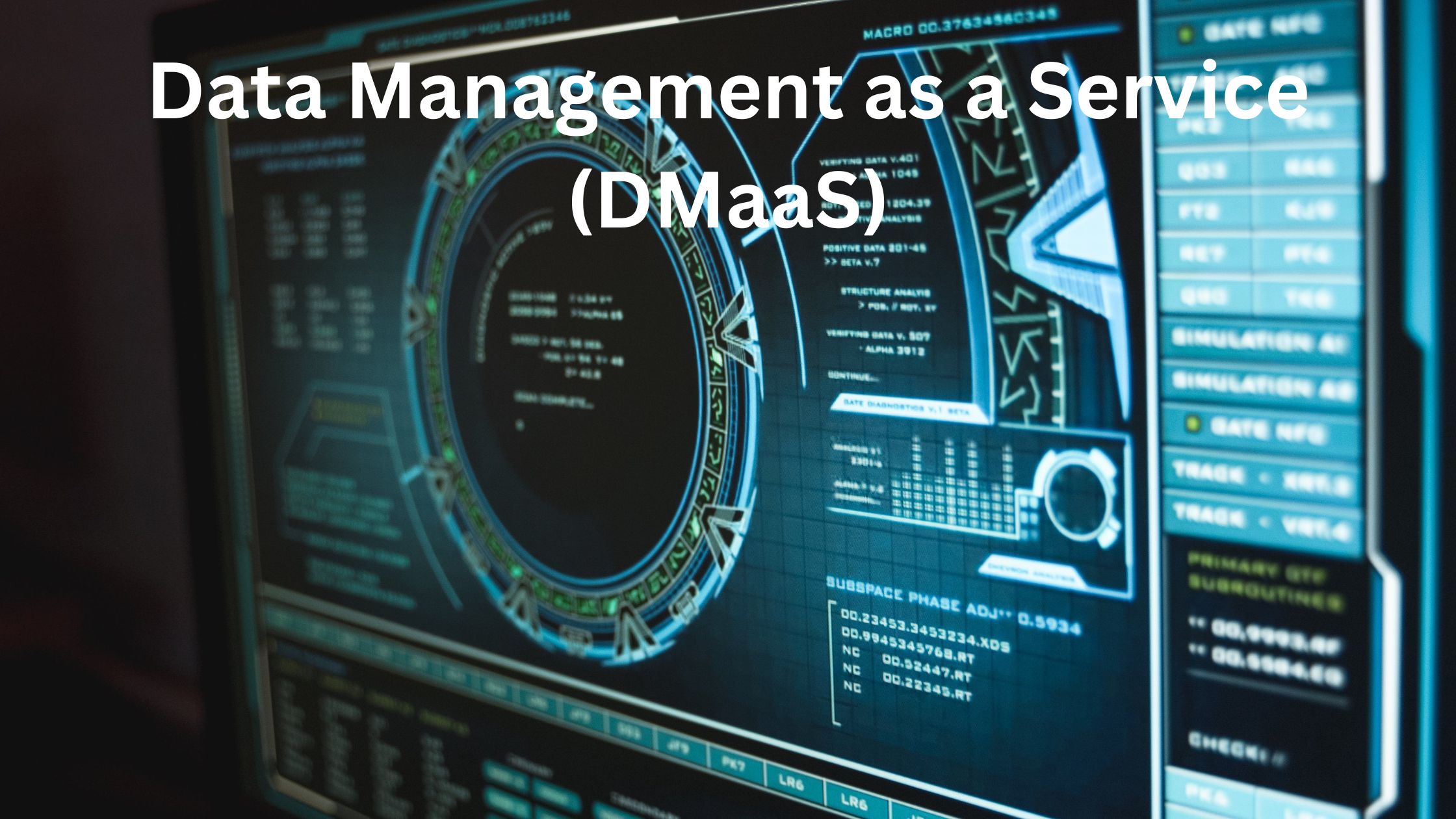 Data Management as a Service (DMaaS)