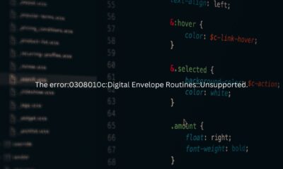 The error:0308010c:Digital Envelope Routines::Unsupported.